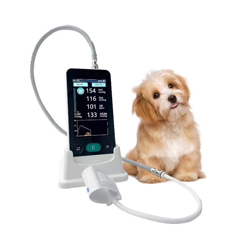Veterinary Blood Analyzer - V-E4D Handheld Pet Blood Pressure Monitor
