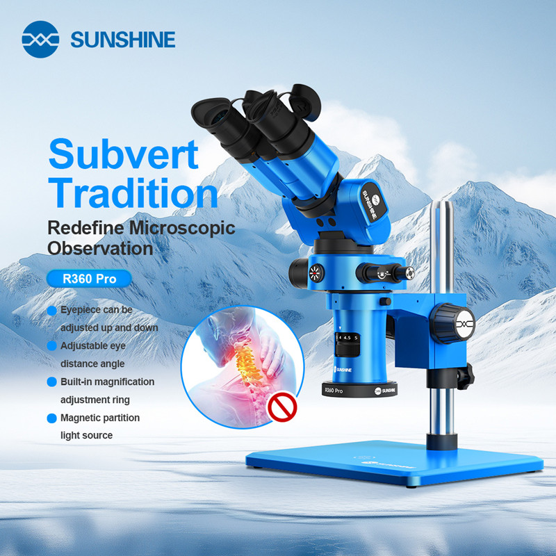 SUNSHINE R360 PRO Electronic T - Veterinary Microscope Binocular 评论和价格