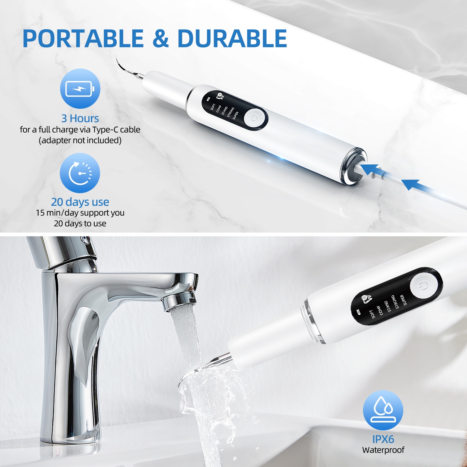 CURVY MOON T6 Electric Tooth C - Veterinary Dental Scaler 评论和价格