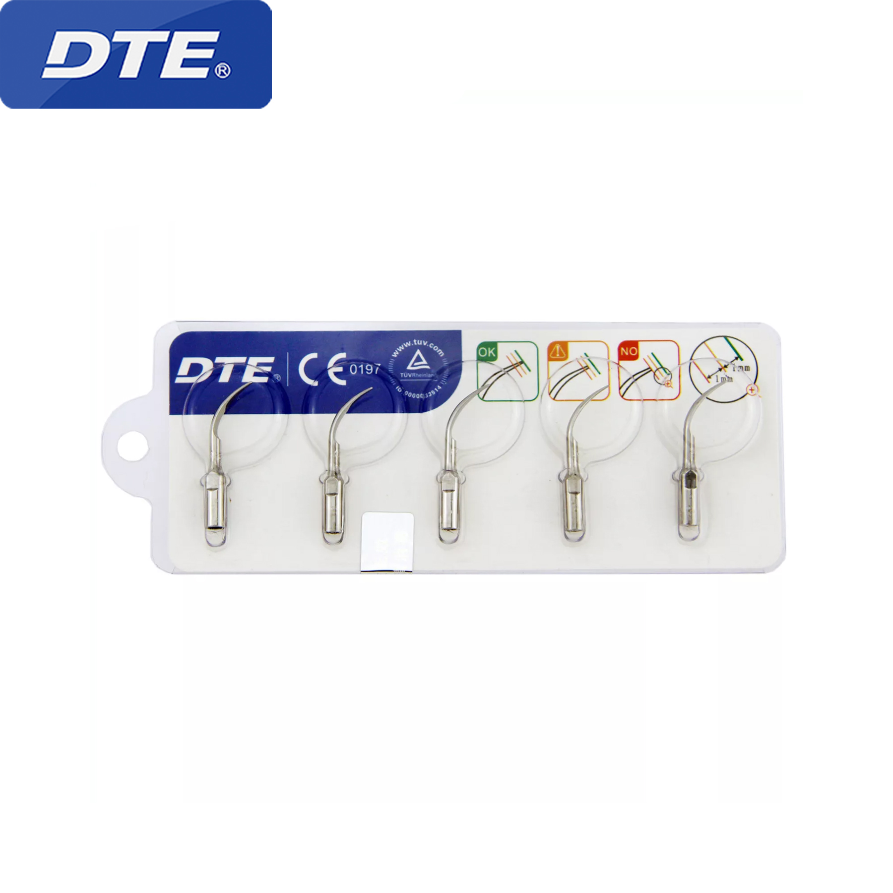 5PCS Woodpecker DTE Dental Sup - Veterinary Dental Scaler 评论和价格